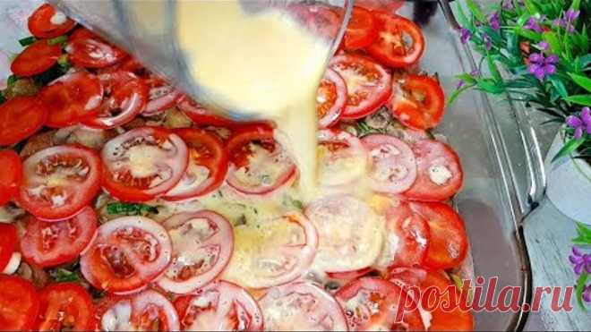 ПОТЯСАЮЩЕЕ ГОРЯЧЕЕ БЛЮДО из простых продуктов! Картофельный ГРАТЕН с курицей и грибами