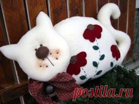 Подушка &quot;Кот&quot;.