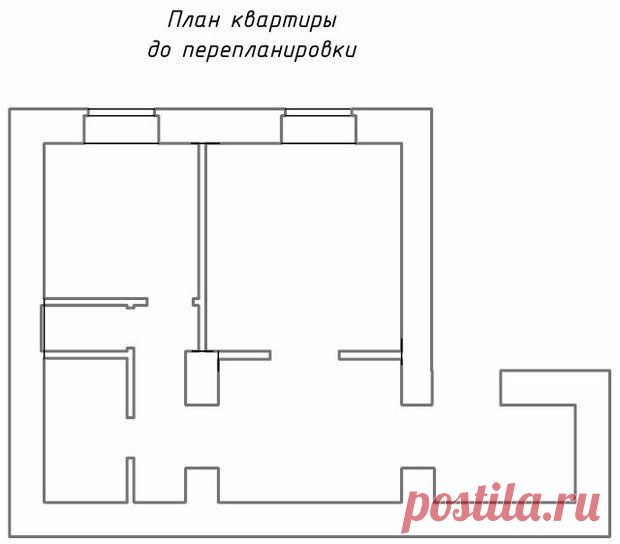 Как однокомнатную квартиру в новостройке превратили в двухкомнатную | Квартирный вопрос