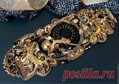 Купить Браслет &quot;Imperial treasures&quot; - бисер японский, кристаллы сваровски, хрустальные бусины, хрусталь Сваровски