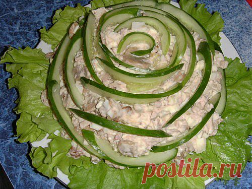 Вкусная еда: салаты с плавленым сыром / Простые рецепты