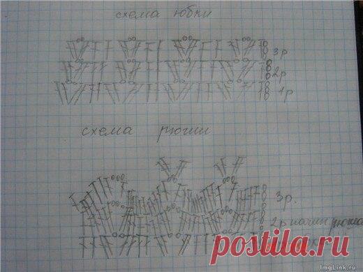 Юбочка для девочки (Вязание крючком) | Журнал Вдохновение Рукодельницы