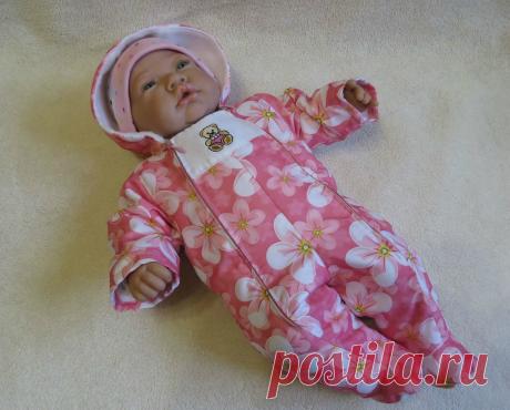 Комбинезон для куклы-малышастика, выкройка / Выкройки одежды для кукол-детей, мастер классы / Бэйбики. Куклы фото. Одежда для кукол