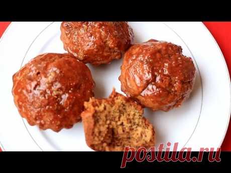 Постные банановые кексы. (vegan banana muffins).