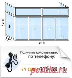 Остекление балконов серии СМ-3, СМ-6