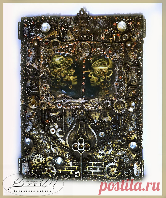 Mixed Media...and not only...: Панно в стиле стимпанк