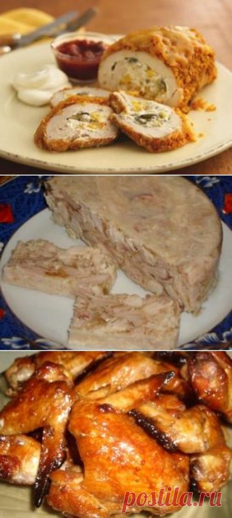 20 быстрых и вкусных блюд из курицы в одном посте.