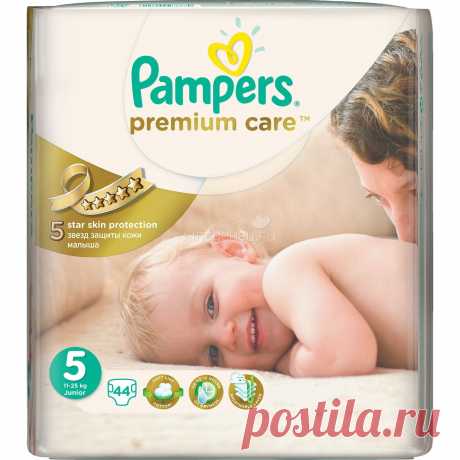 Подгузники Pampers Premium Care Junior 11-25 кг (44 шт) Размер 5