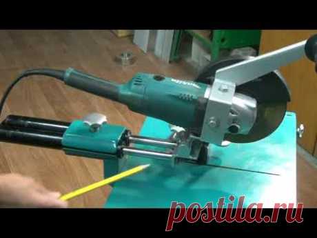 Стойка для болгарки с протяжкой. Stand for angle grinder with broach.