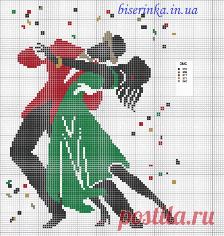 Вышивка крестом пары схемы