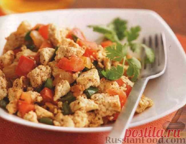 Рецепт: Жареный сыр тофу на RussianFood.com