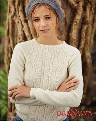 Пуловер спицами Guban by Sarah Hatton