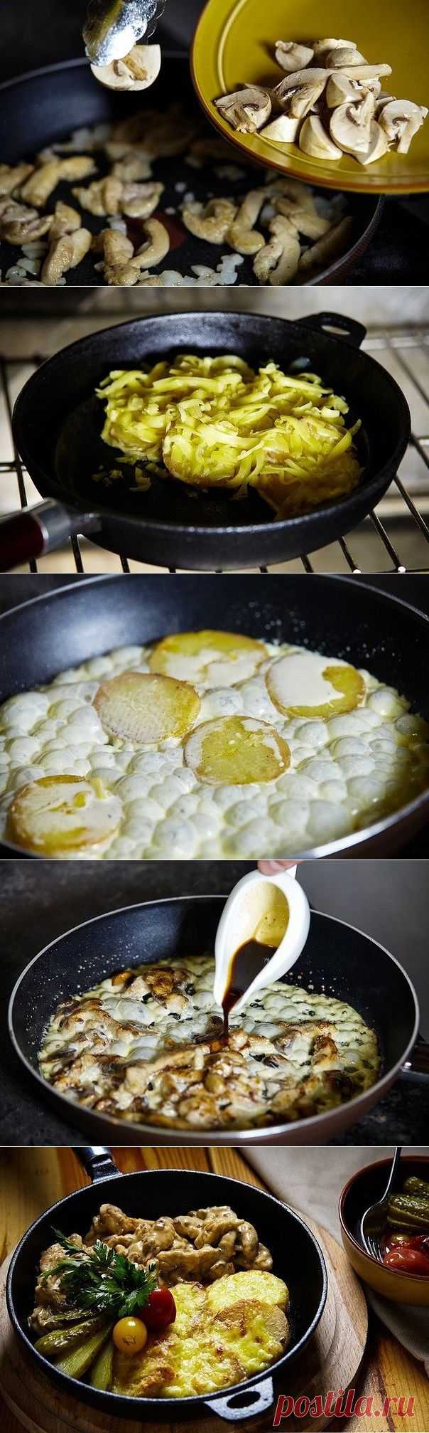 Фрикасе из курицы с картофелем