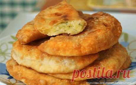 Быстрые пирожки с картошкой, как беляши