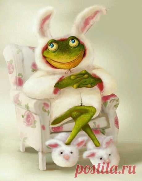 Снаружи я беленькая и пушистенькая, зато внутри - жаба жабой