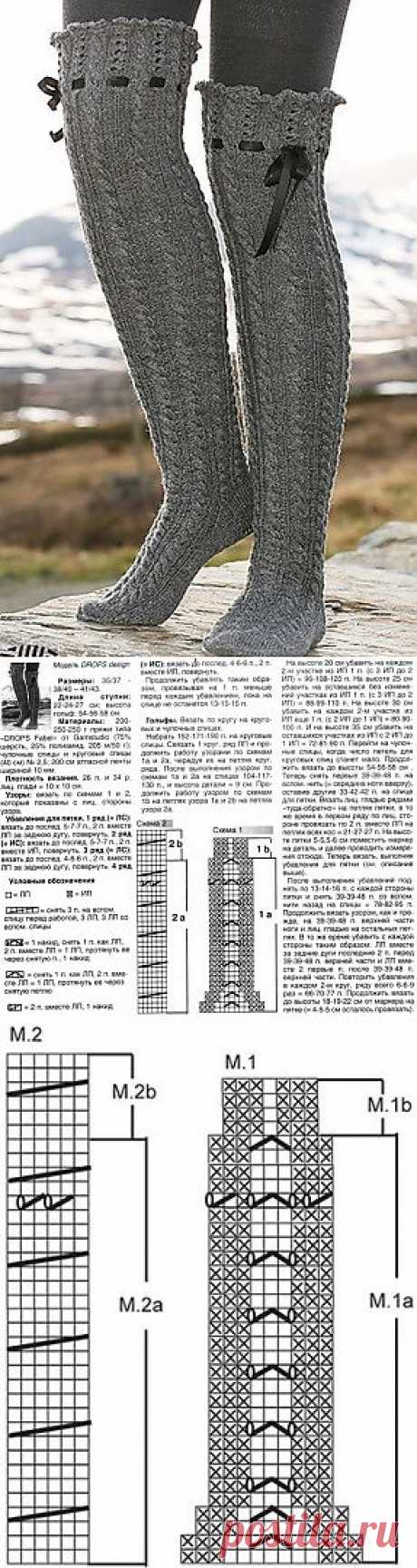 Вязаные гольфы