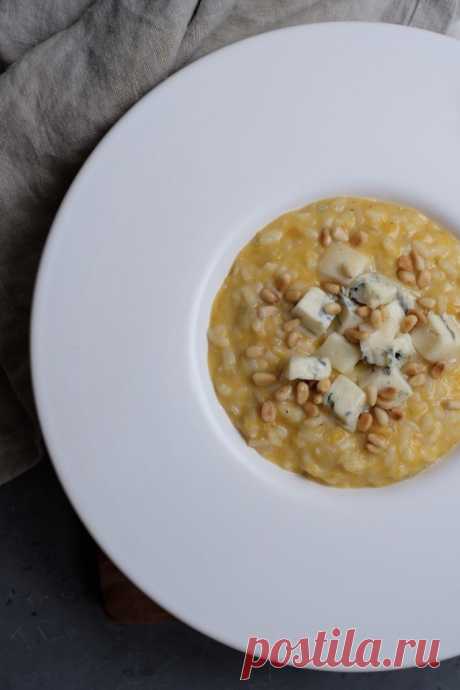 Ризотто с тыквой, горгонзолой и кедровыми орешками • Dolce Vita Blog