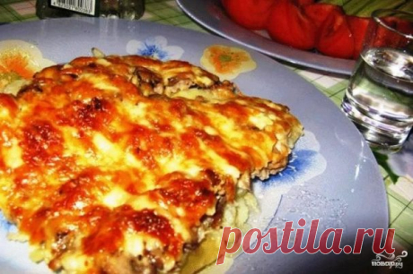 "Мясо по-французски" из куриного фарша - пошаговый рецепт с фото на Повар.ру