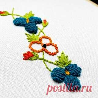 Ручная вышивка каймы для платья. Поразите своих любимых своими навыками. Ручная вышивка. | Швея Рифа | Дзен