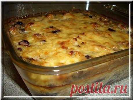 Жульен с курицей и грибами / Царский пир