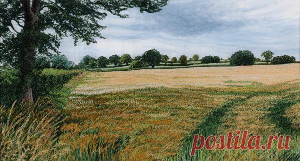 Machine embroidered picture called by Alison Holt BA Textile Artist