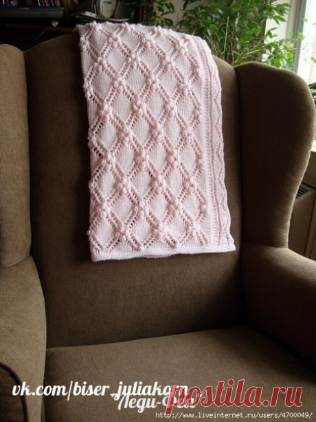 Вяжем плед https://knitting-art.ru Вяжем плед