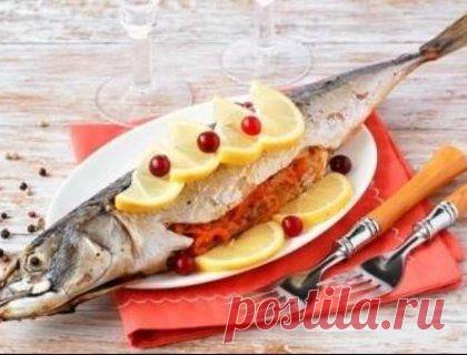 Скумбрия фаршированная, вареная в пакете, видео рецепт / Простые рецепты