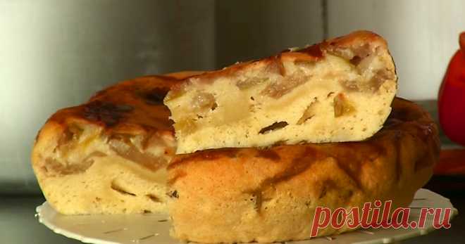 Шарлотка с яблоками в мультиварке яблочная Быстрый и очень простой рецепт! Минимум продуктов, а вкусно! Готовь!