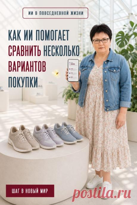 Когда нужно выбрать из нескольких товаров, ИИ поможет собрать информацию в единую структуру и сравнить варианты по важным для вас критериям: цене, характеристикам, преимуществам и ограничениям. Так различия становятся заметнее, но окончательный выбор остаётся за вами. Перед покупкой проверьте актуальные цены, характеристики и условия. Сохраните пин как подсказку для следующего сравнения товаров.