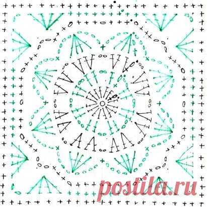ТОП-10 великолепных квадратных мотивов, которые не могут не понравиться! | Вязалки Веселого Хомяка | Дзен