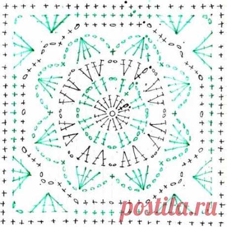 ТОП-10 великолепных квадратных мотивов, которые не могут не понравиться! | Вязалки Веселого Хомяка | Дзен