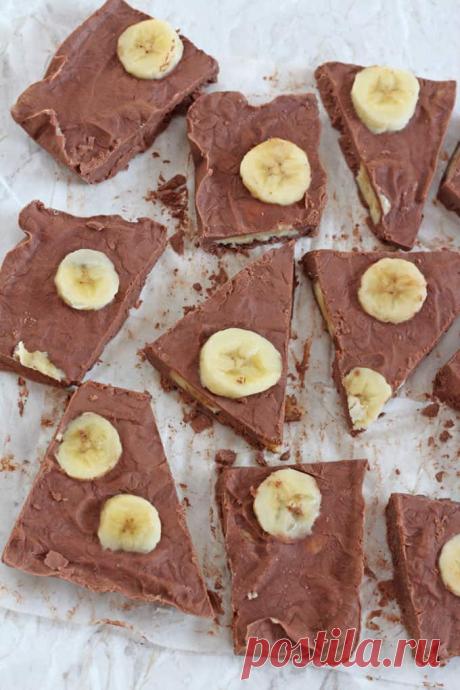 Chocolate Banana Frozen Yogurt Bark - My Fussy Eater | Easy Kids Recipes