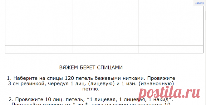 Вязаные береты.