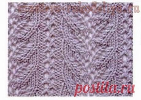 Мастера рукоделия - рукоделие для дома. Бесплатные мастер-классы, фото и видео уроки - Узоры спицами
