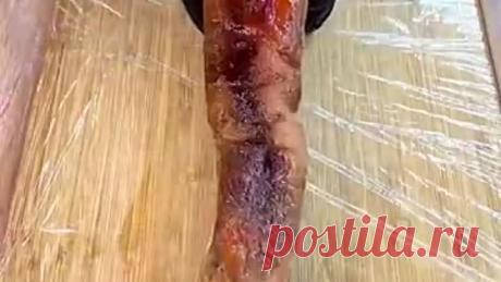 Ловите замену покупной колбасе 🍖Свиная грудинка с чесноком🍖