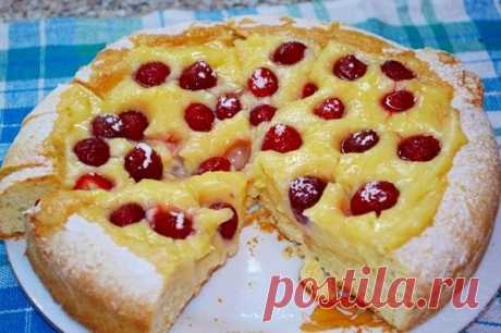 Нежнейший &quot;Малиновый Заварной Пирог&quot;! Не помню, когда готовила что-либо вкуснее! Объедение! | Работница XXI века | Яндекс Дзен