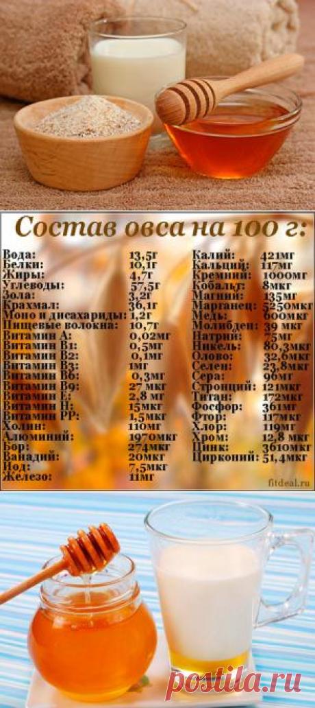 Овес с молоком от кашля, рецепты и способы применения