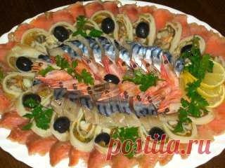 Украшение блюд из рыбы !!!