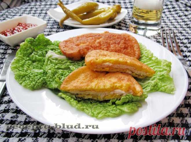 Отбивные из куриной грудки в пивном кляре | Кулинарные рецепты