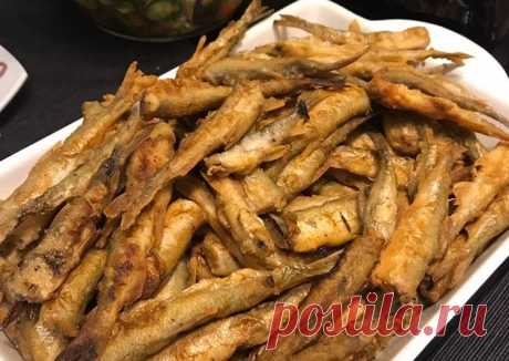 Жареная корюшка - пошаговый рецепт с фото. Автор рецепта st_colombina🏃‍♂️ . - Cookpad
