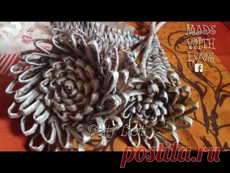 Tutorial fiore con cannucce di carta