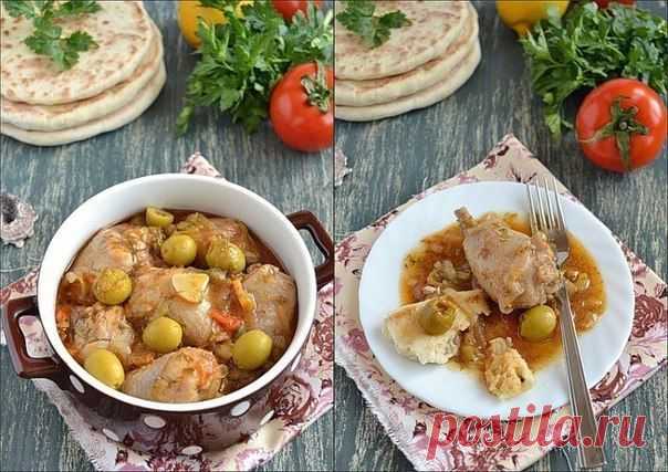 Курица с оливками / Вкусные привычки