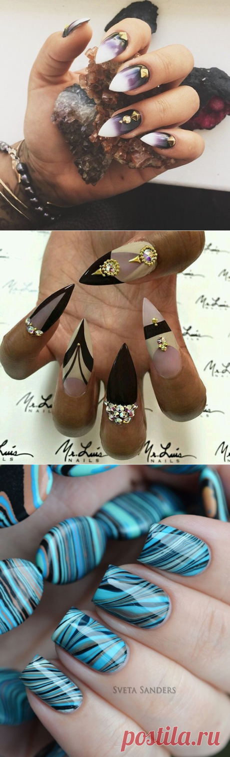 Каменные ногти — новейший маникюрный тренд / Все для женщины