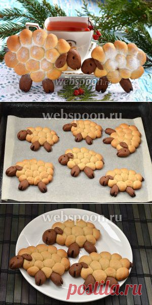 Новогоднее печенье «Овечки»