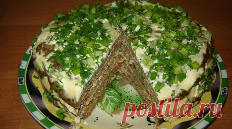 Печеночный торт. Самый вкусный вариант приготовления