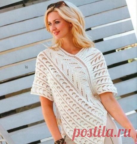 Красивая кайма на спицах — DIYIdeas