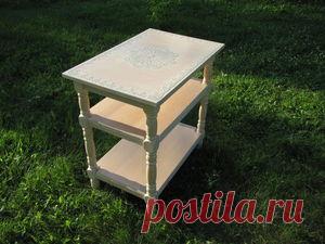 Осваиваем простые техники окрашивания и декорирования лакированного столика 

Этот мастер-класс я подготовила специально для новичков в «покрасочном деле». Кажется, вроде что уж тут особенно сложного — взял и покрасил стол, стул, дверь... Но вдруг оказывается, что краска, кот…