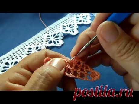 Bico em croche carreira única - 143