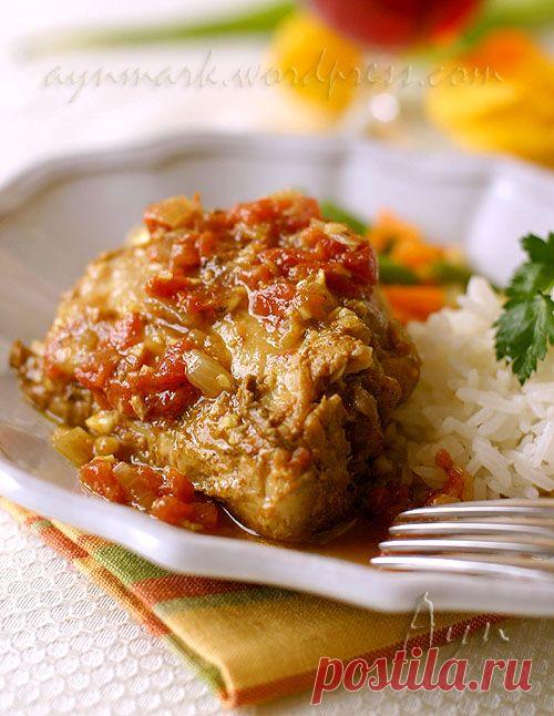 КУРИЦА В АРОМАТНОМ ТОМАТНОМ СОУСЕ