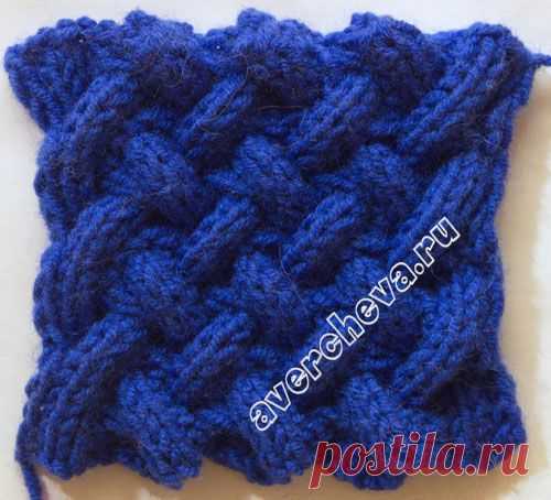 Три двухсторнних узора спицами от Елены Аверчевой
